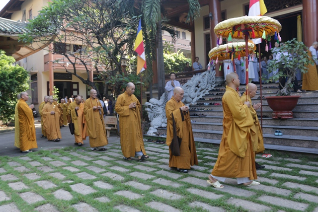 Môn phái Tổ đình Tường Vân và Thiền viện Vạn Hạnh tưởng niệm thọ tang Cố HT. Thích Chơn Thiện