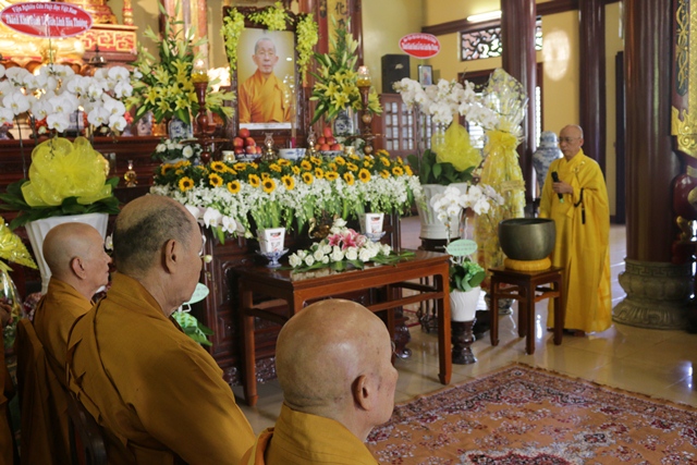 Môn phái Tổ đình Tường Vân và Thiền viện Vạn Hạnh tưởng niệm thọ tang Cố HT. Thích Chơn Thiện