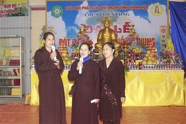 Thanh Hóa: Lễ trì chú rót đồng đúc đại hồng chung chùa Thiên Long