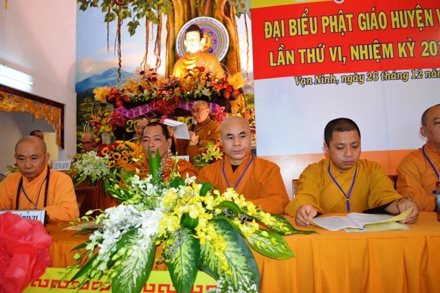Khánh Hòa: Đại hội Đại biểu Phật giáo huyện Vạn Ninh lần thứ VI (2016-2021)