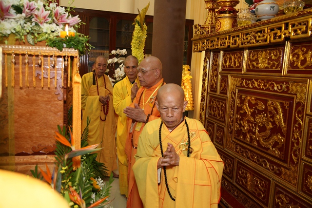 Môn phái Tổ đình Tường Vân và Thiền viện Vạn Hạnh tưởng niệm thọ tang Cố HT. Thích Chơn Thiện