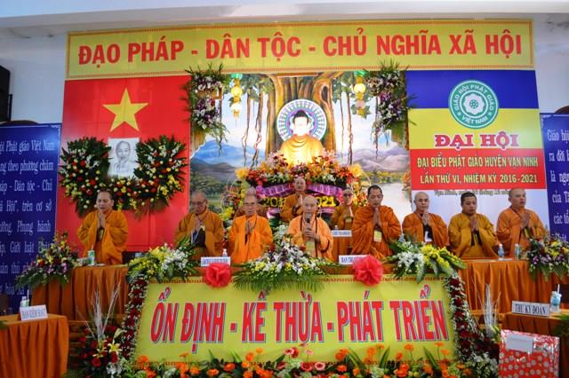 Khánh Hòa: Đại hội Đại biểu Phật giáo huyện Vạn Ninh lần thứ VI (2016-2021)