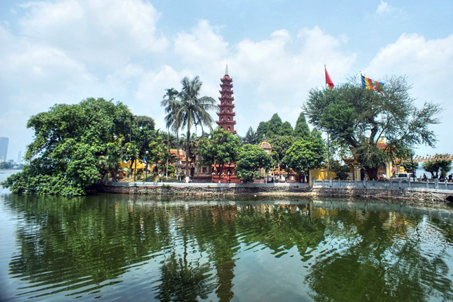 Ngắm ngôi chùa lọt top &#039;đẹp nhất thế giới&#039; của Hà Nội