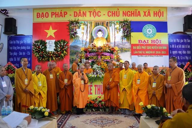 Khánh Hòa: Đại hội Đại biểu Phật giáo huyện Vạn Ninh lần thứ VI (2016-2021)