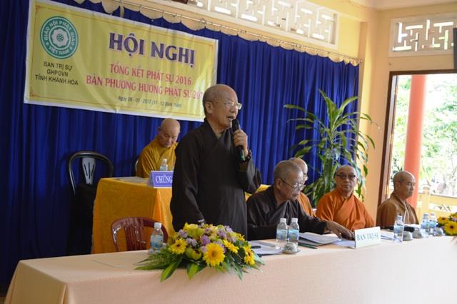 Phật giáo Khánh Hòa tổng kết Phật sự 2016