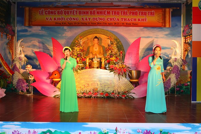 Thanh Hóa: Đêm văn nghệ chào mừng lễ Công bố Quyết định Bổ nhiệm Trụ trì và khởi công xây dựng chùa Thạch Khê