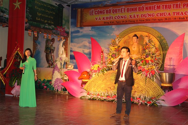 Thanh Hóa: Đêm văn nghệ chào mừng lễ Công bố Quyết định Bổ nhiệm Trụ trì và khởi công xây dựng chùa Thạch Khê