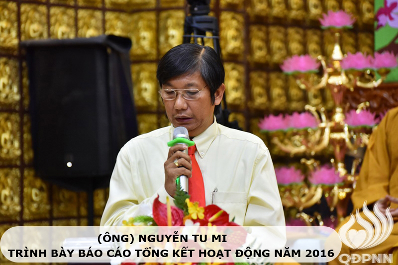 Báo Cáo Tổng Kết và Phương Hướng Hoạt Động -  Quỹ Đạo Phật Ngày Nay 2016