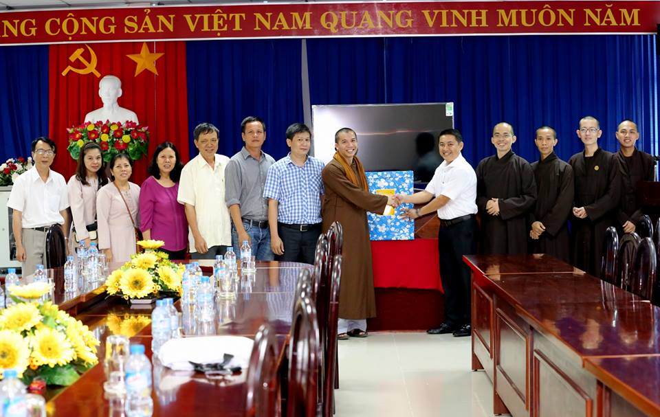 Thiền Tôn Phật Quang chúc tết BĐBP tỉnh BRVT