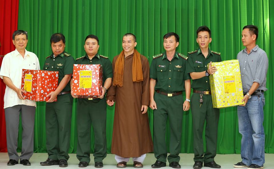 Thiền Tôn Phật Quang chúc tết BĐBP tỉnh BRVT