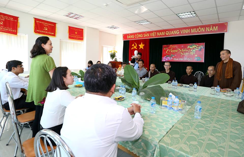 Thiền Tôn Phật Quang chúc tết BĐBP tỉnh BRVT