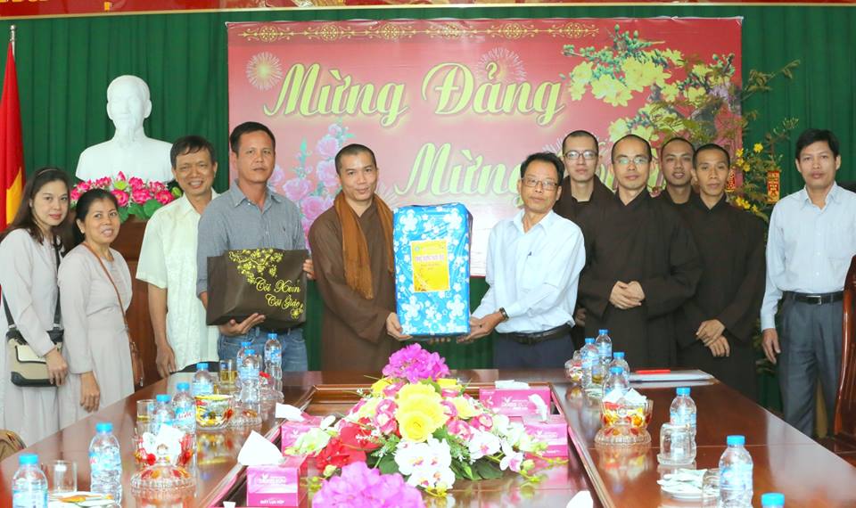 Thiền Tôn Phật Quang chúc tết BĐBP tỉnh BRVT