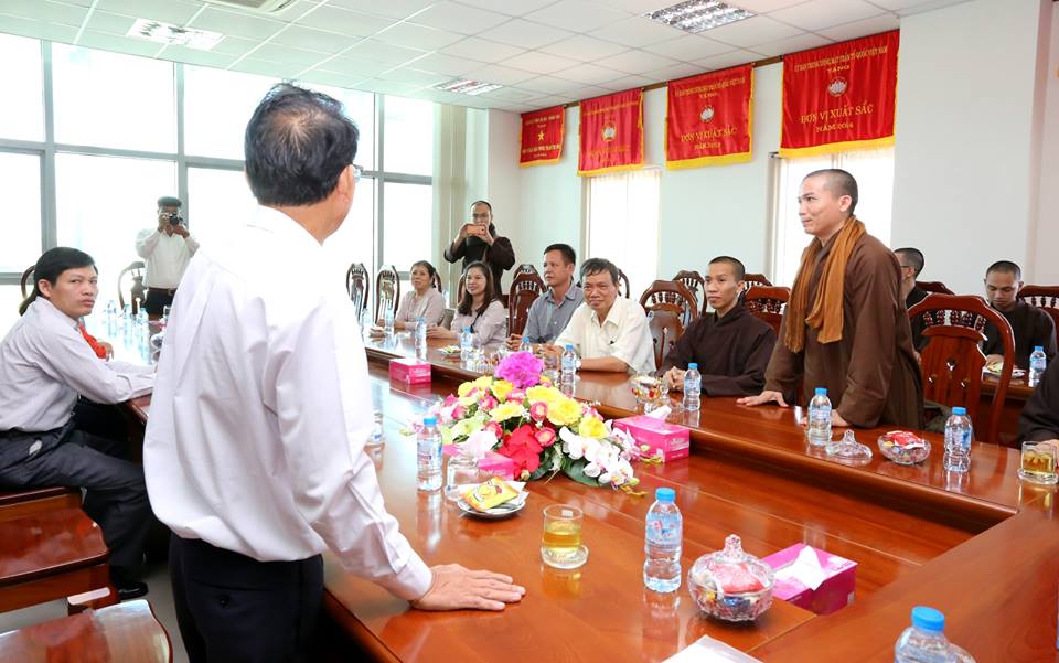 Thiền Tôn Phật Quang chúc tết BĐBP tỉnh BRVT