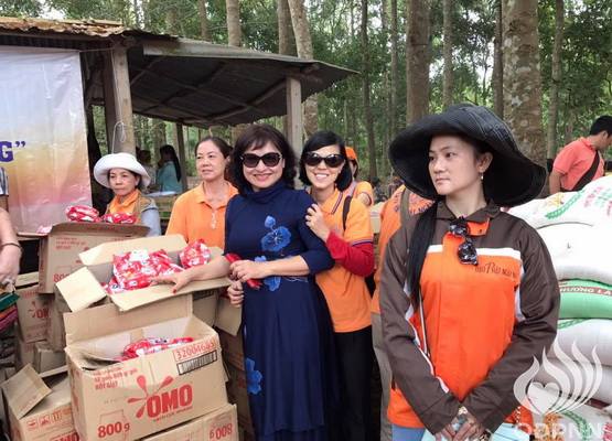 Quỹ Đạo Phật Ngày Nay: Tổng kết chương trình “Trao tặng yêu thương” đợt 2  tại hồ  Dầu Tiếng Tây Ninh (C100)