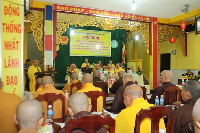 Phật Giáo Đồng Tháp tổng kết Phật sự năm 2016