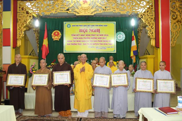 Phật Giáo Đồng Tháp tổng kết Phật sự năm 2016