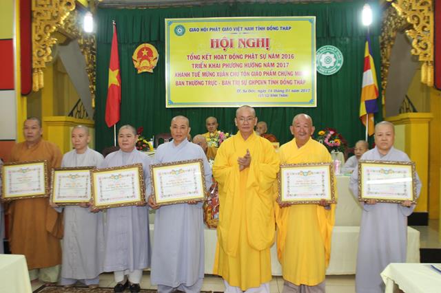 Phật Giáo Đồng Tháp tổng kết Phật sự năm 2016