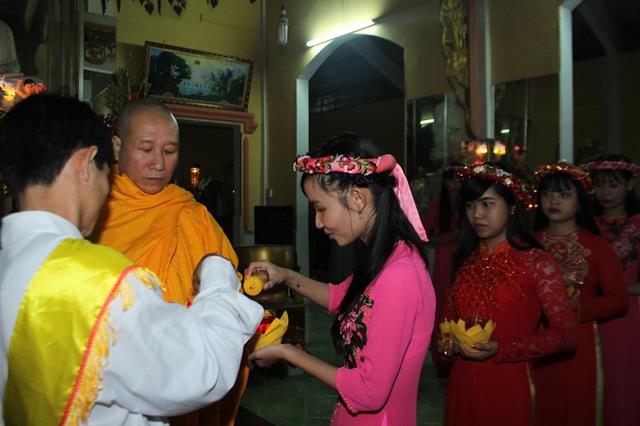 Đồng Tháp: Chùa An Khánh đêm hội hoa đăng Dược Sư