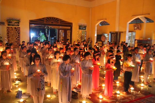 Đồng Tháp: Chùa An Khánh đêm hội hoa đăng Dược Sư