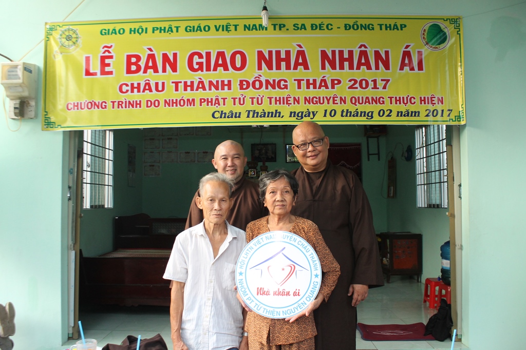 Sa Đéc: Bàn giao nhà nhân ái tại Đồng Tháp