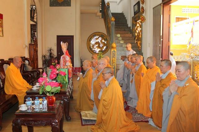 TP.Hồ Chí Minh: Phân ban Ni giới Trung Ương chúc tết lãnh đạo GHPGVN và các cấp chính quyền