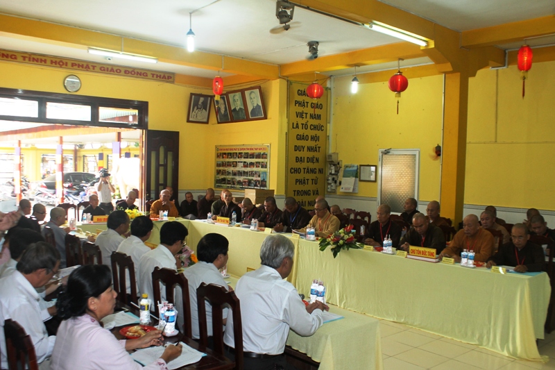 Phiên họp trù bị Đại Hội Phật Giáo Đồng Tháp nhiệm kỳ 2017-2022