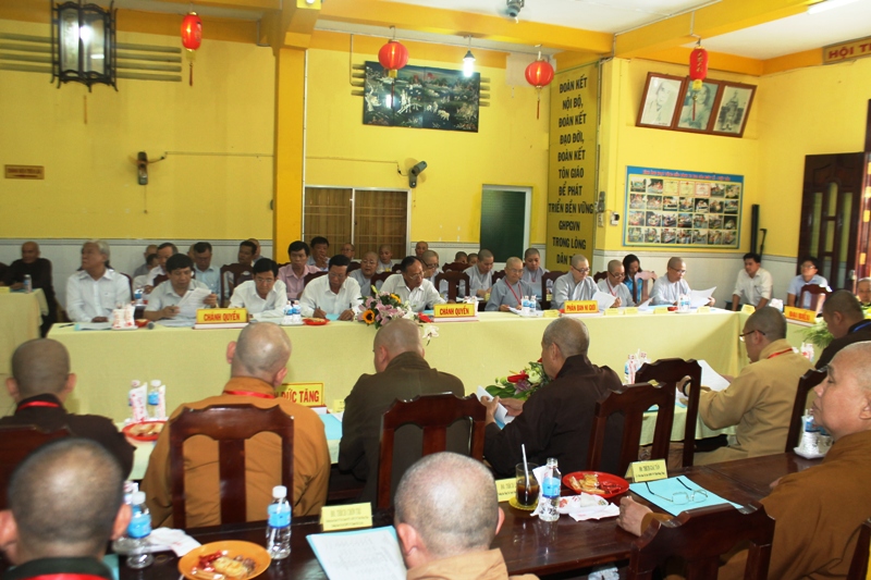 Phiên họp trù bị Đại Hội Phật Giáo Đồng Tháp nhiệm kỳ 2017-2022