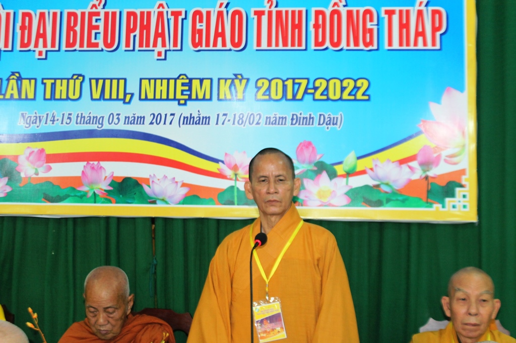 Phiên họp trù bị Đại Hội Phật Giáo Đồng Tháp nhiệm kỳ 2017-2022