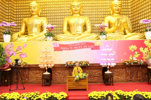Chùa Giác Ngộ: Khóa tu Ngày An Lạc lần thứ 12