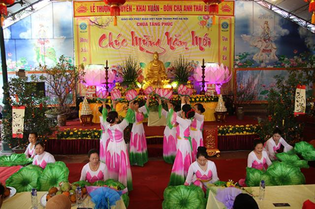 Hà Nội: Gần 2000 người người tham dự lễ Thượng nguyên chùa Tăng Phúc