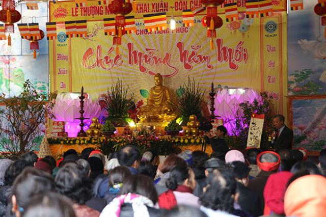 Hà Nội: Gần 2000 người người tham dự lễ Thượng nguyên chùa Tăng Phúc