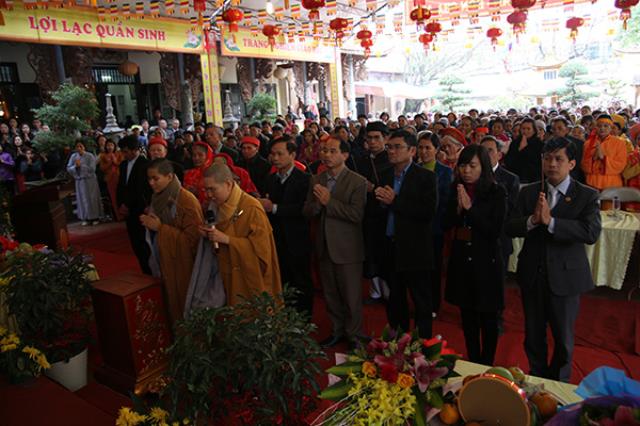Hà Nội: Gần 2000 người người tham dự lễ Thượng nguyên chùa Tăng Phúc