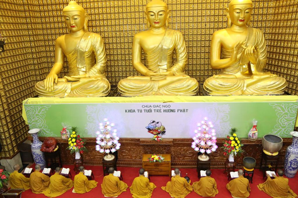 Chùa Giác Ngộ: Khóa tu ‘’Tuổi Trẻ Hướng Phật’’ lần thứ 9