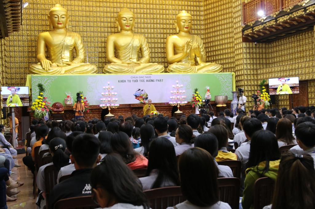 Chùa Giác Ngộ: Khóa tu ‘’Tuổi Trẻ Hướng Phật’’ lần thứ 9
