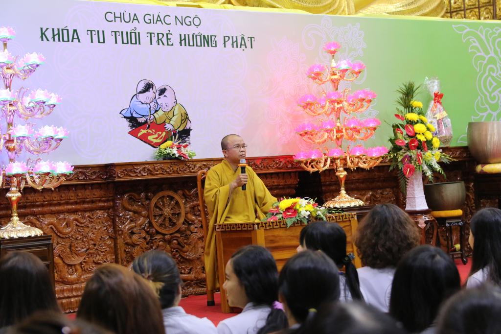 Chùa Giác Ngộ: Khóa tu ‘’Tuổi Trẻ Hướng Phật’’ lần thứ 9