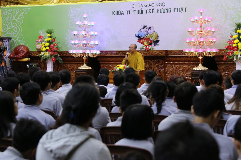 Chùa Giác Ngộ: Khóa tu ‘’Tuổi Trẻ Hướng Phật’’ lần thứ 9