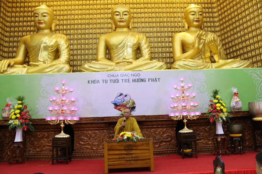 Chùa Giác Ngộ: Khóa tu ‘’Tuổi Trẻ Hướng Phật’’ lần thứ 9