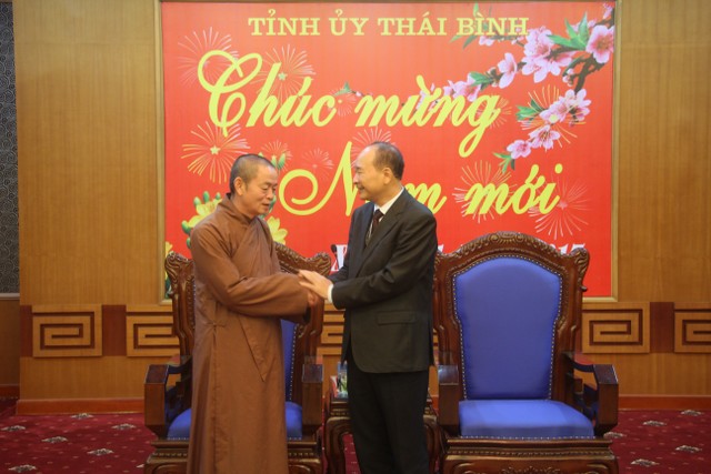 Thái Bình: BTS PG tỉnh thăm, chúc Tết các cơ quan tỉnh