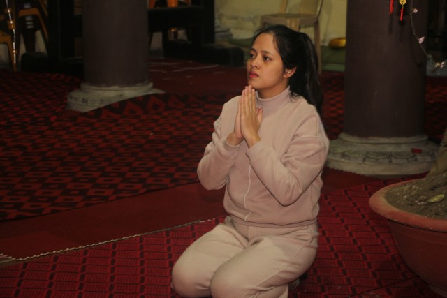 Thái Bình: Không khí đón giao thừa tại chùa Từ Xuyên