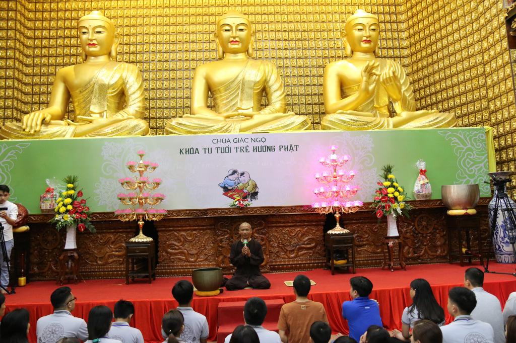 Chùa Giác Ngộ: Khóa tu ‘’Tuổi Trẻ Hướng Phật’’ lần thứ 9