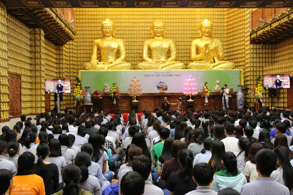 Chùa Giác Ngộ: Khóa tu ‘’Tuổi Trẻ Hướng Phật’’ lần thứ 9