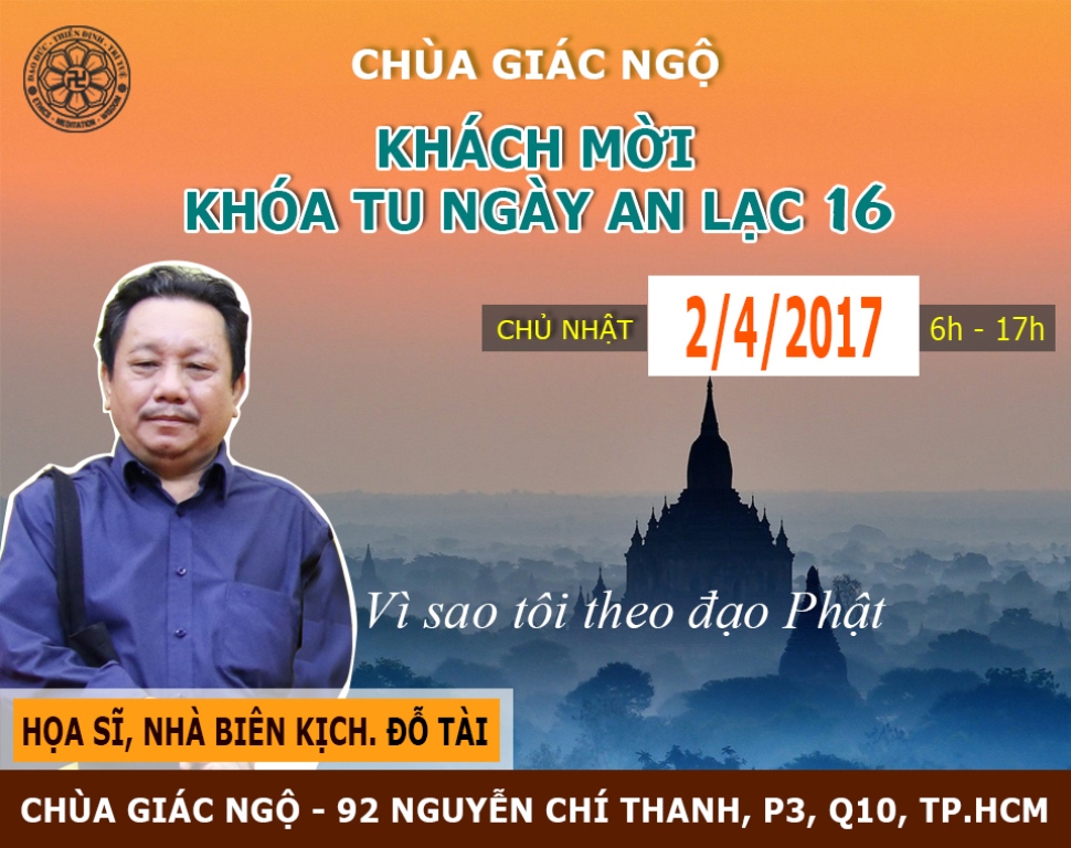 THƯ MỜI THAM DỰ KHÓA TU NGÀY AN LẠC LẦN 16 (KT16)