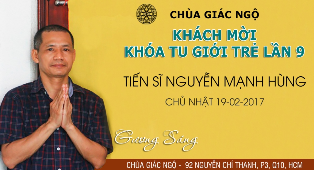 Thư Mời Tham Dự Khóa Tu Tuổi Trẻ Hướng Phật Lần 9