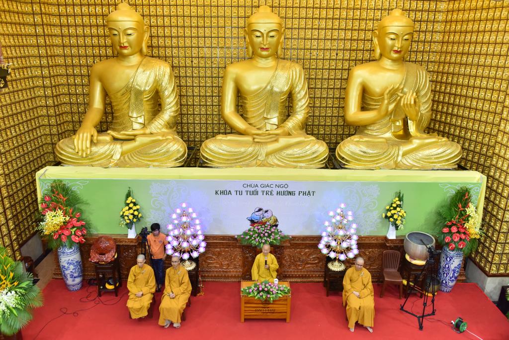 Chùa Giác Ngộ: Khóa tu ‘’Tuổi Trẻ Hướng Phật’’ lần thứ 10