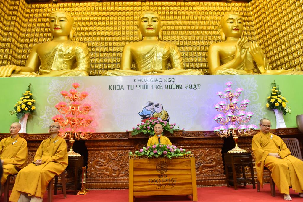 Chùa Giác Ngộ: Khóa tu ‘’Tuổi Trẻ Hướng Phật’’ lần thứ 10