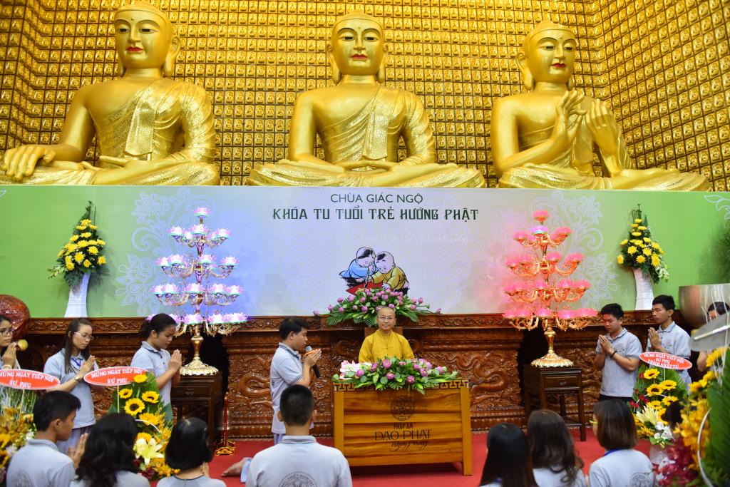 Chùa Giác Ngộ: Khóa tu ‘’Tuổi Trẻ Hướng Phật’’ lần thứ 10