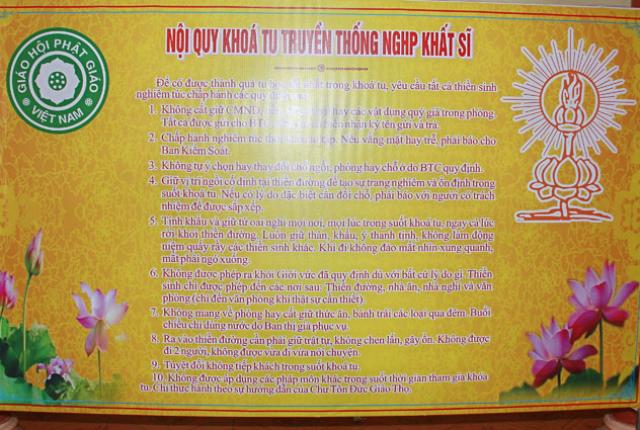 Sinh Hoạt Ngày Đầu Khoá Tu Ni Giới Khất Sĩ Lần Thứ 26