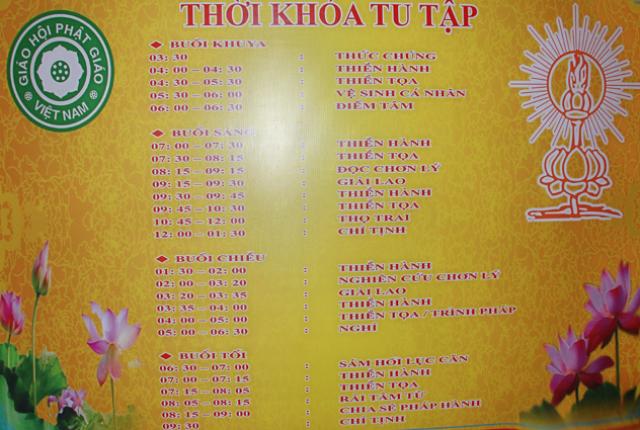 Sinh Hoạt Ngày Đầu Khoá Tu Ni Giới Khất Sĩ Lần Thứ 26
