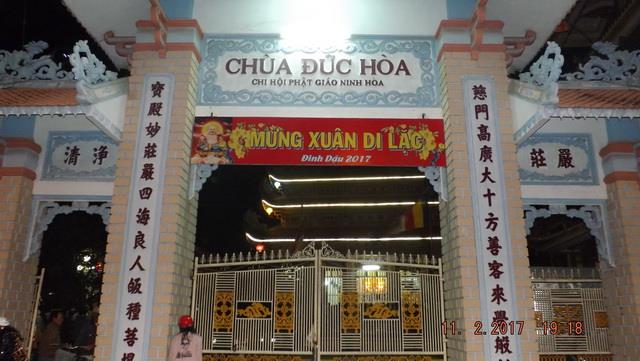 Tết Nguyên Tiêu và lễ cầu an đầu năm tại chùa Đức Hòa.