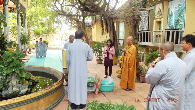Chùa Lộc Thọ khai khóa tu Bát quan trai đầu năm